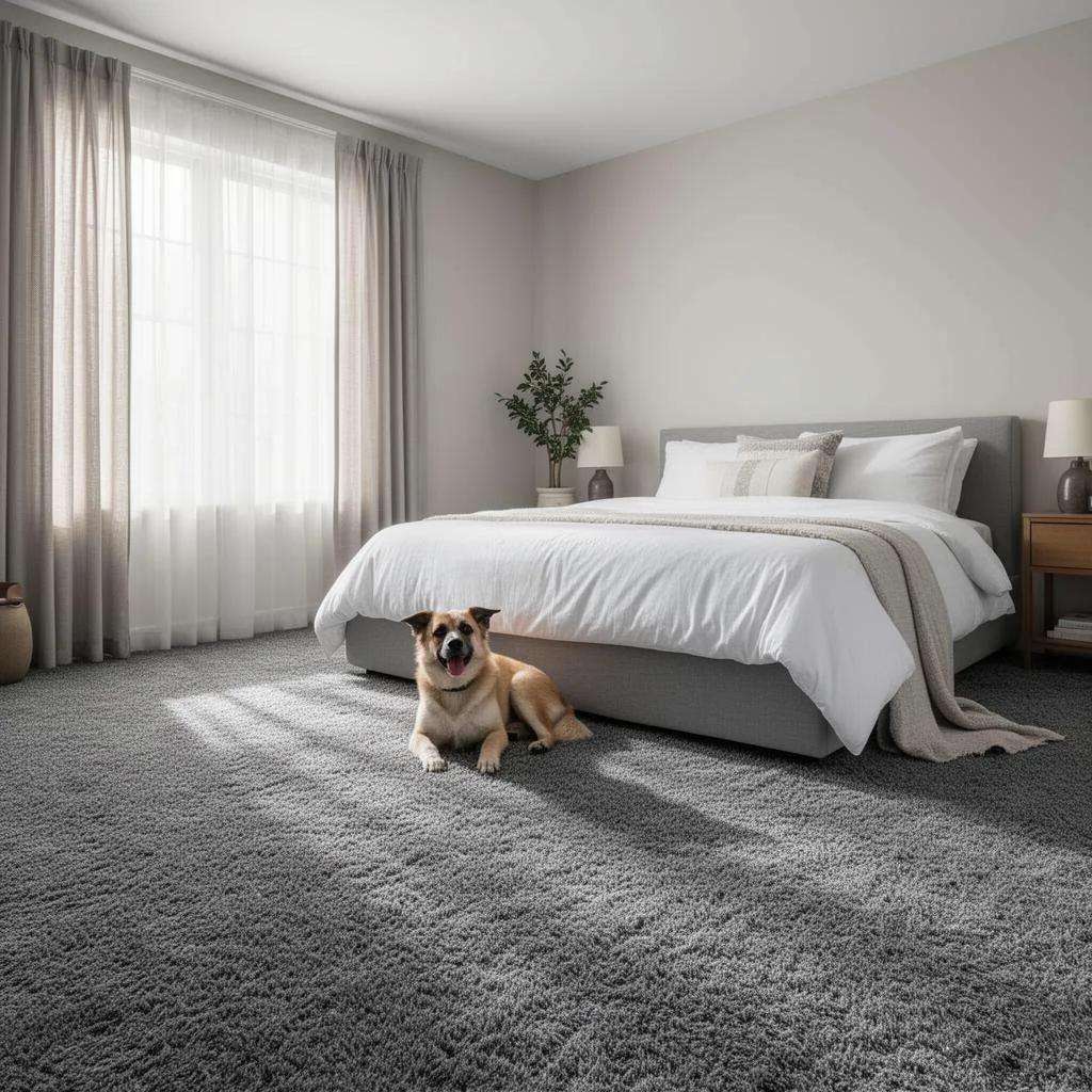 Pet Premier carpet in a bedroom