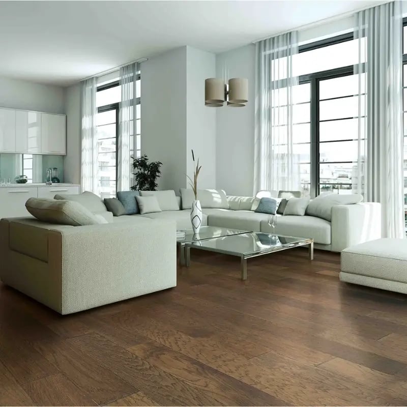 Dark Hardwood - Living Room
