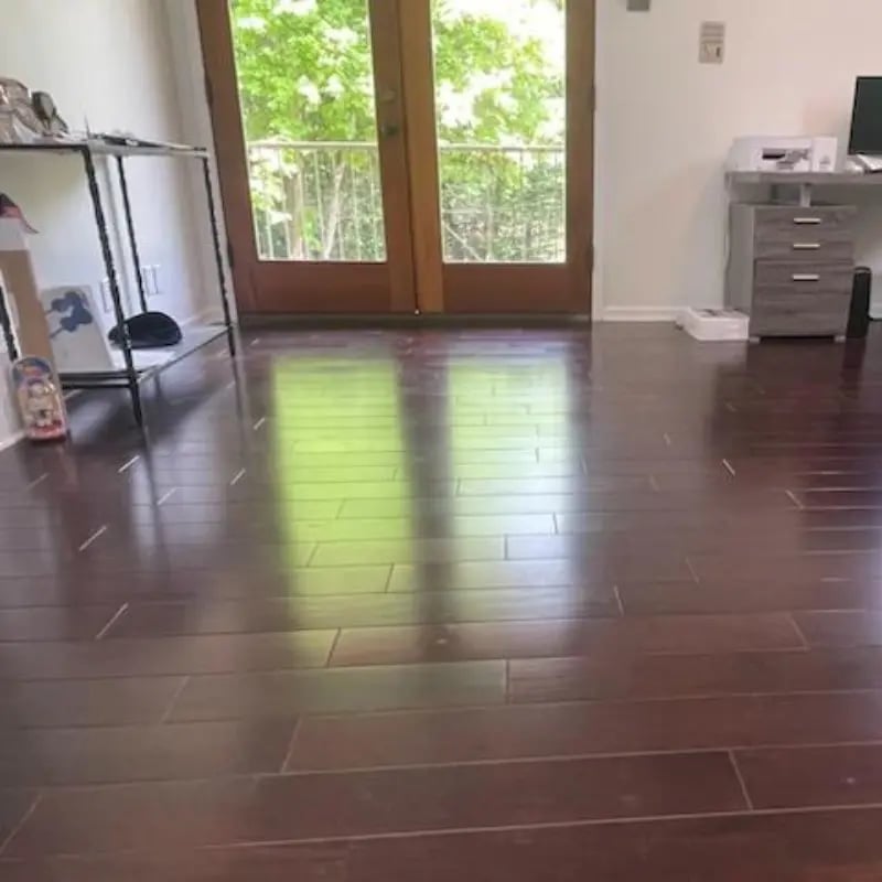 Dark Hardwood foyer